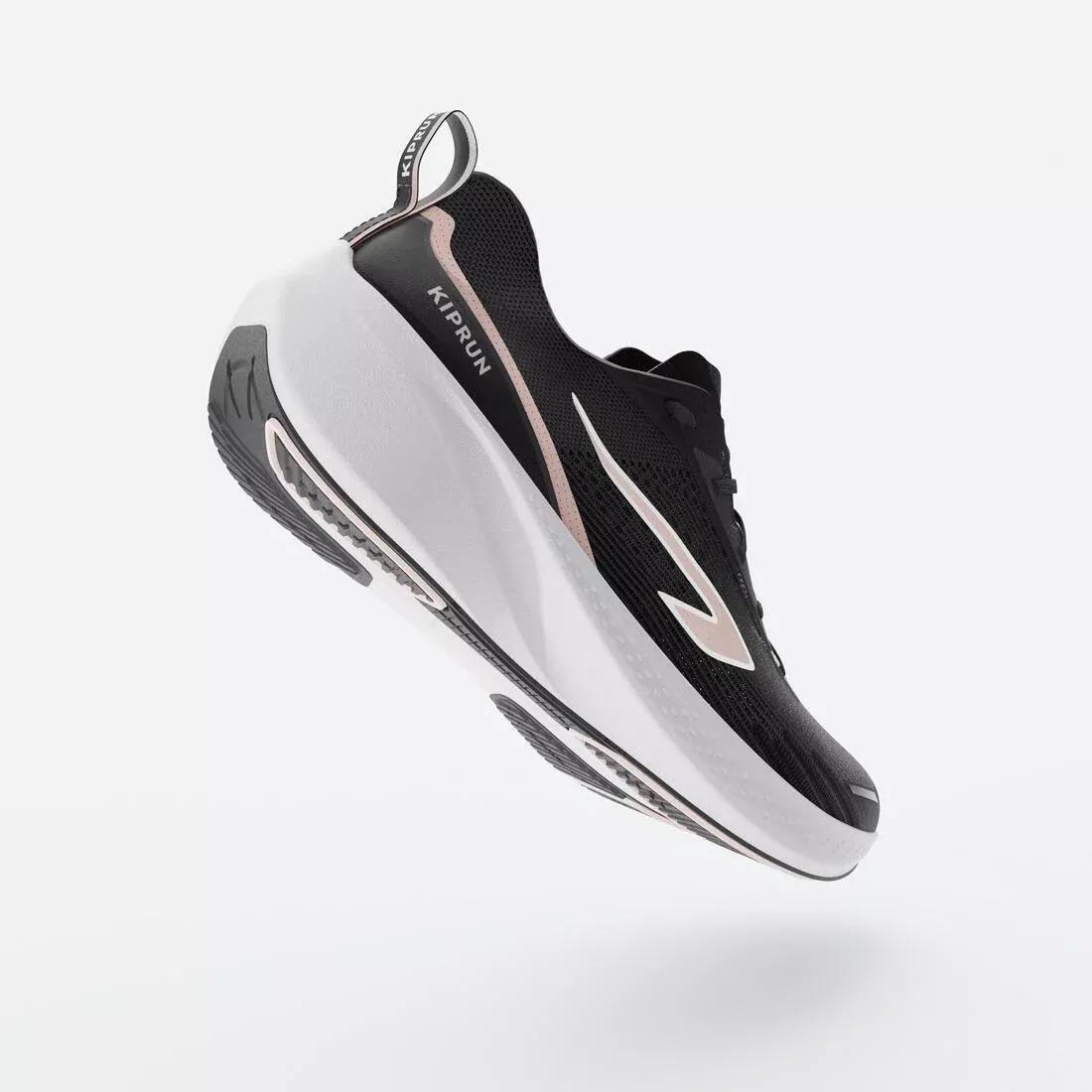 Women Running Shoes - Kiprun Cushion 500, Black, 5401_000, large image number 3