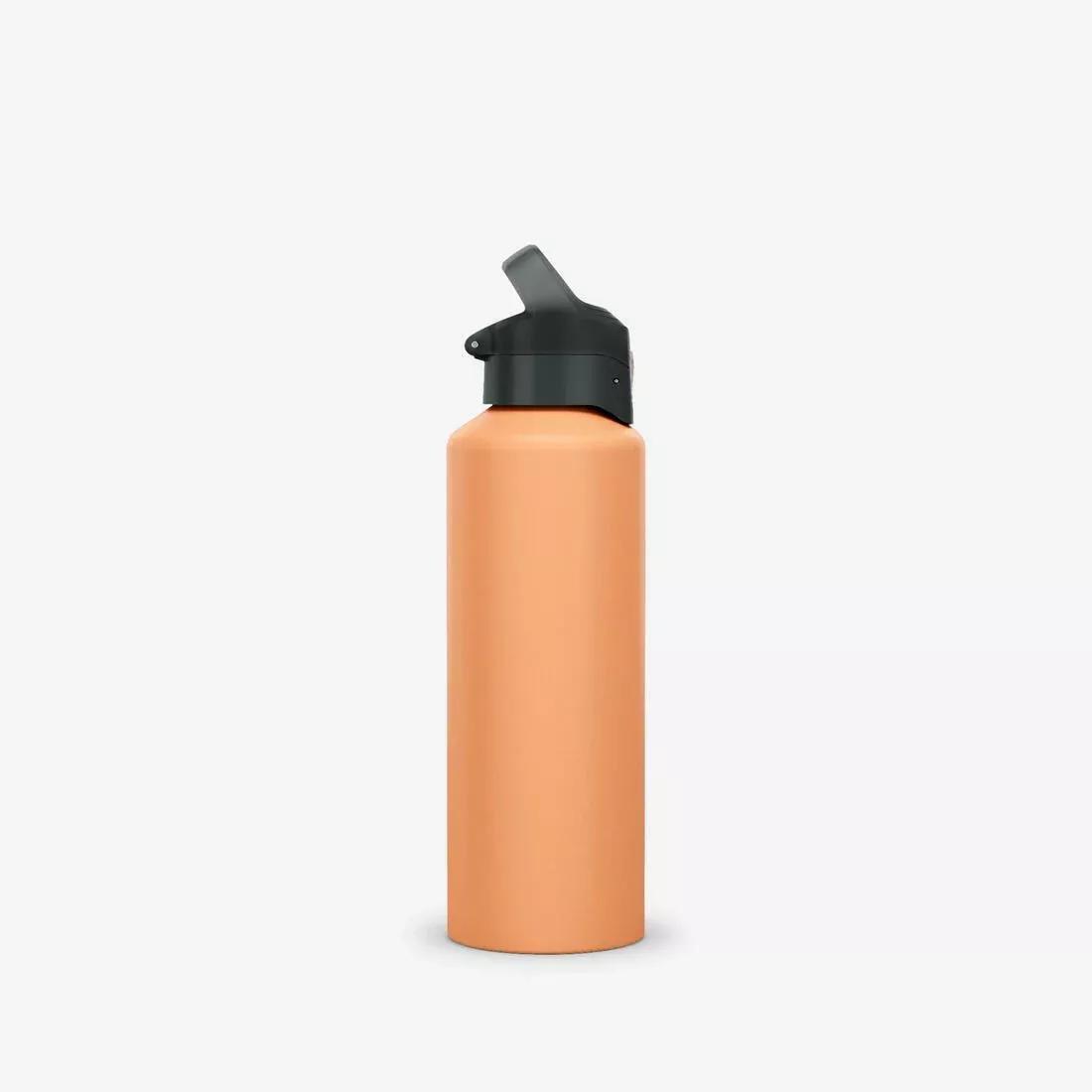 1 L Aluminium Water Flask 500 With Quick-Release Cap For Hiking, Green, No Color, large image number 8