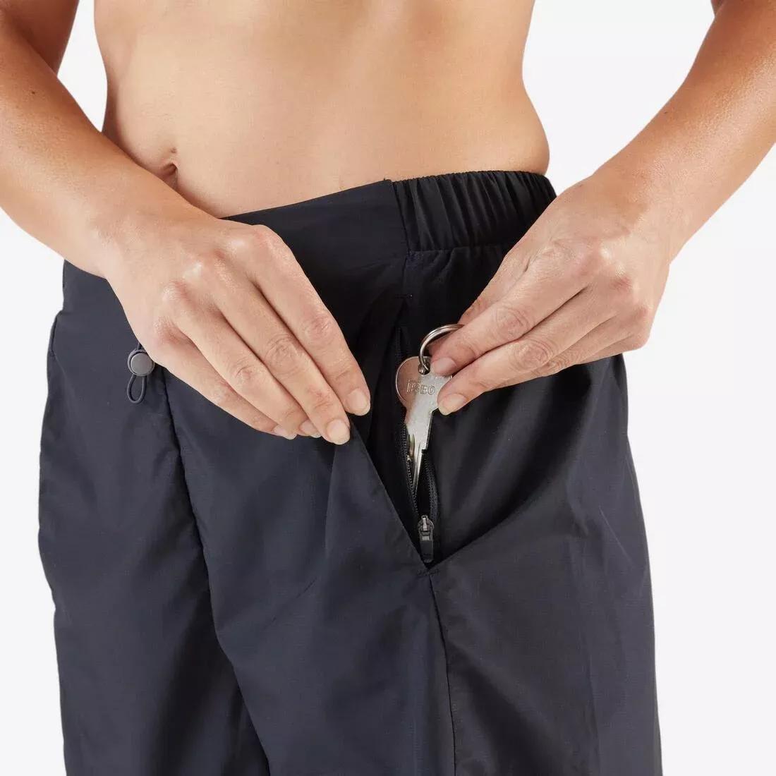 Women Running Breathable 2-In-1 Shorts - Kiprun Run 500 Dry, Black, No Color, large image number 4