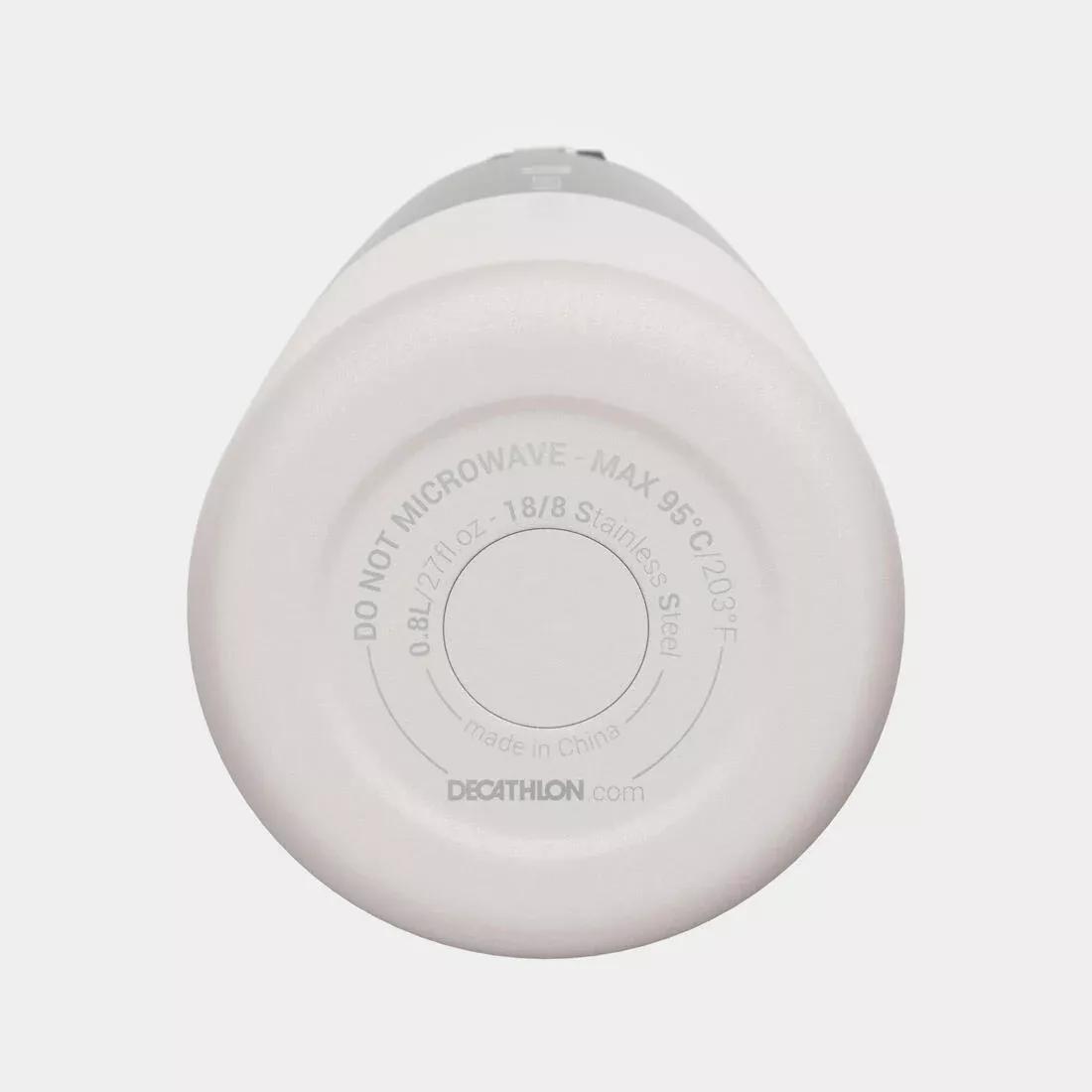 0.8 L Insulated Stainless Steel Flask - 900 With Quick-Release Cap For Hiking, Orange, No Color, large image number 9