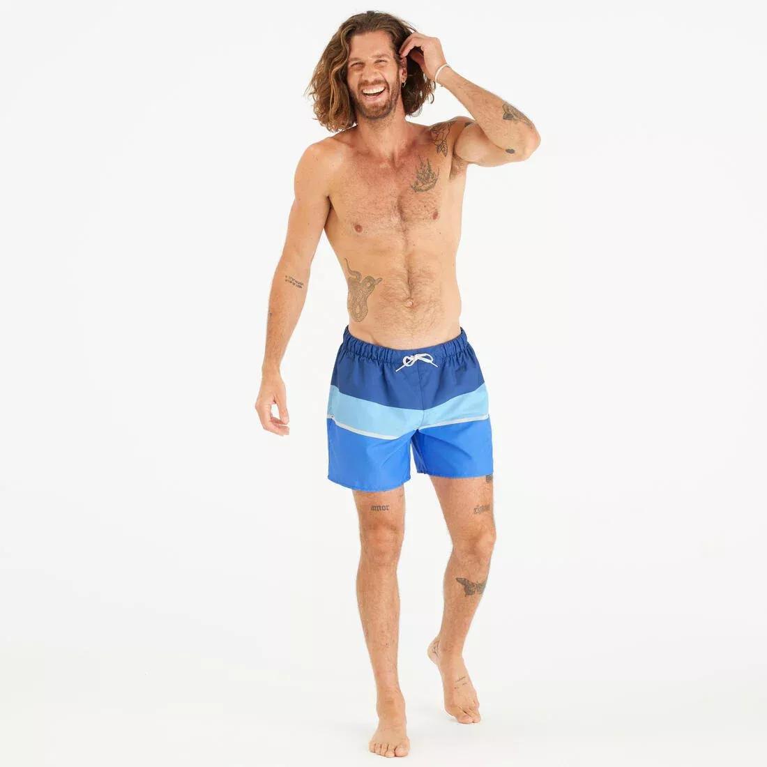 Surfing Boardshorts - 100 15" Popstripe, Blue, No Color, large image number 11