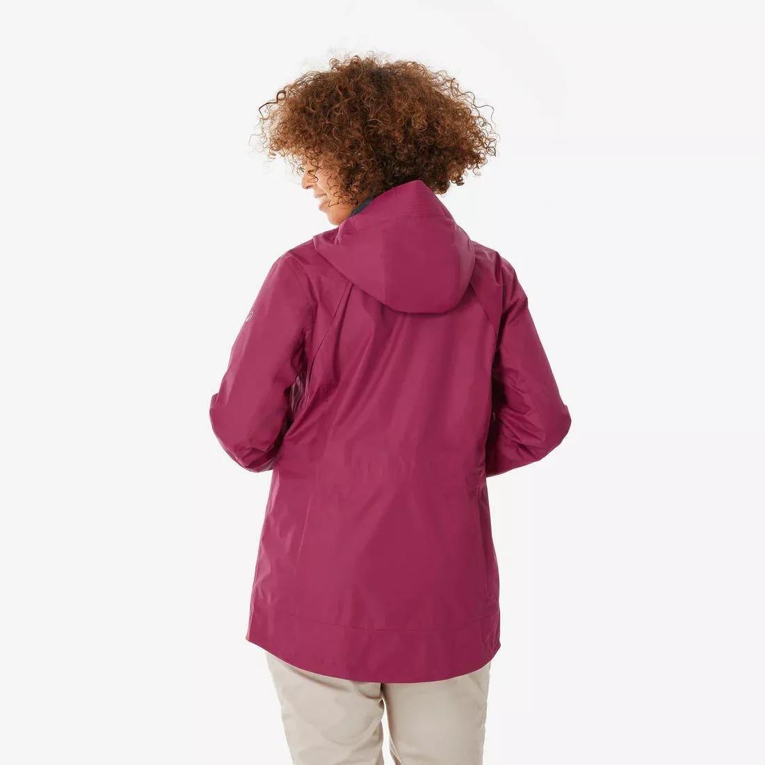 QUECHUA--JACKET NH500 W CHERRY PURPLE, No Color, large image number 3