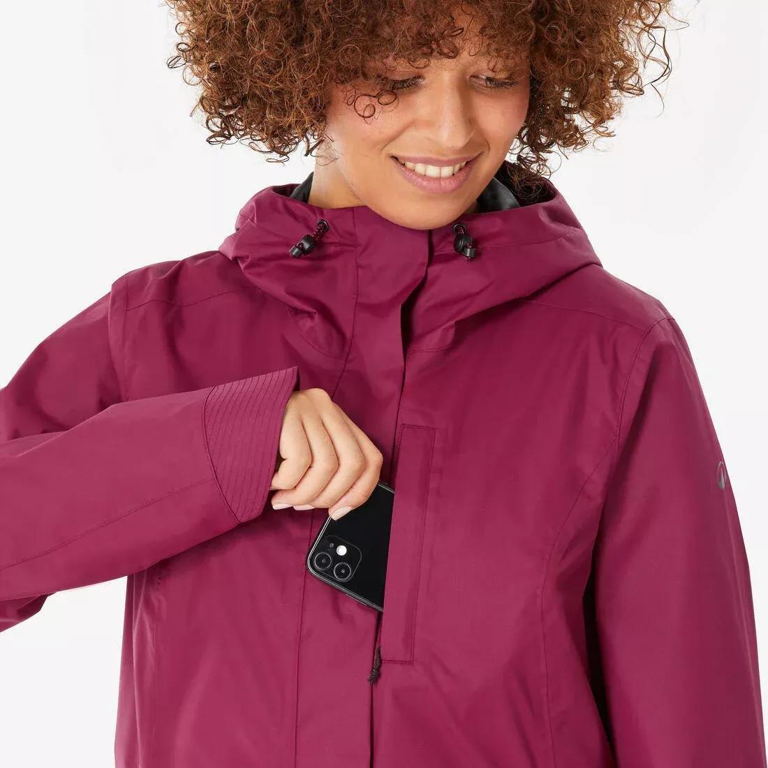QUECHUA--JACKET NH500 W CHERRY PURPLE, No Color, large image number 7