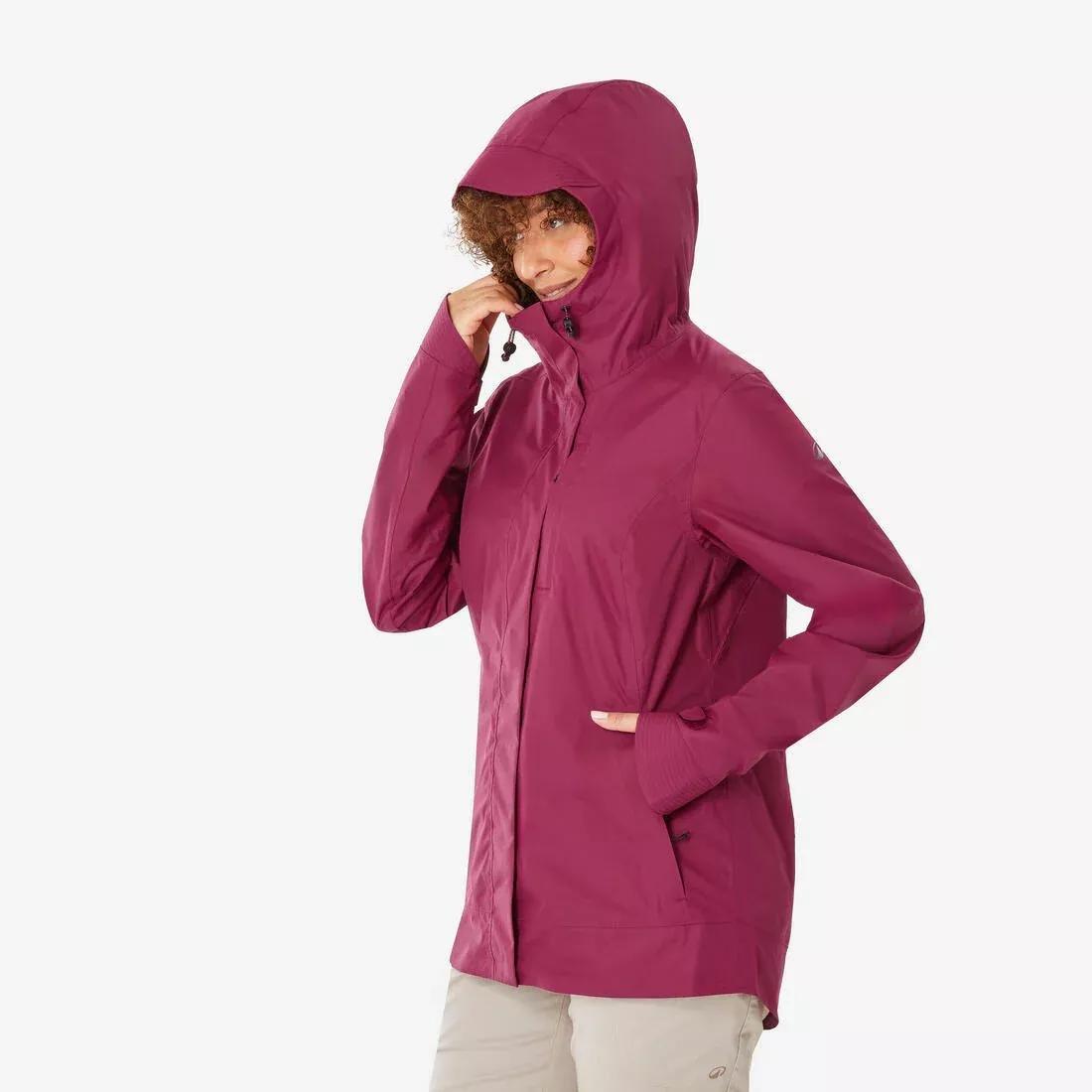 QUECHUA--JACKET NH500 W CHERRY PURPLE, No Color, large image number 8