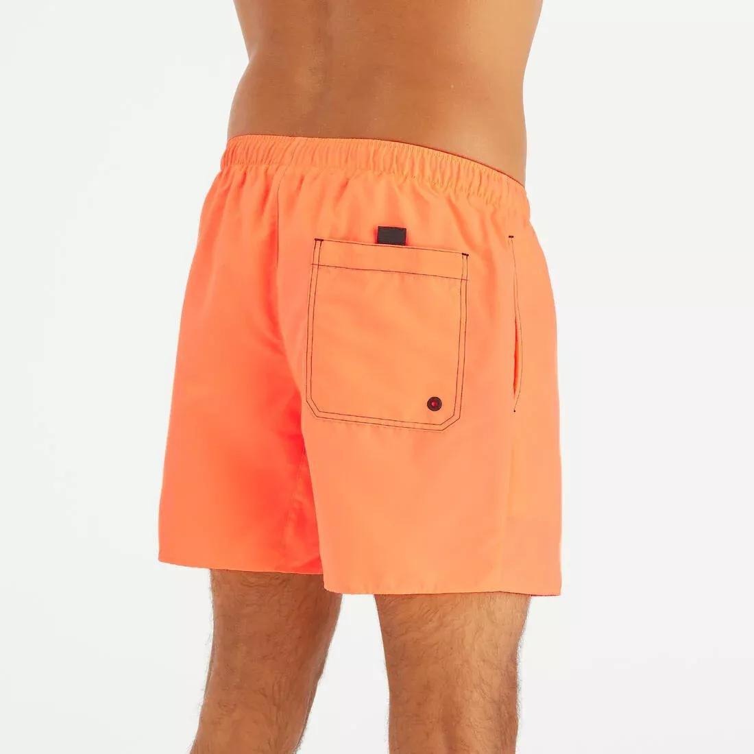 Men Surfing Boardshorts Swim Shorts - Hendaia Pockets, Orange, 5401_000, large image number 6