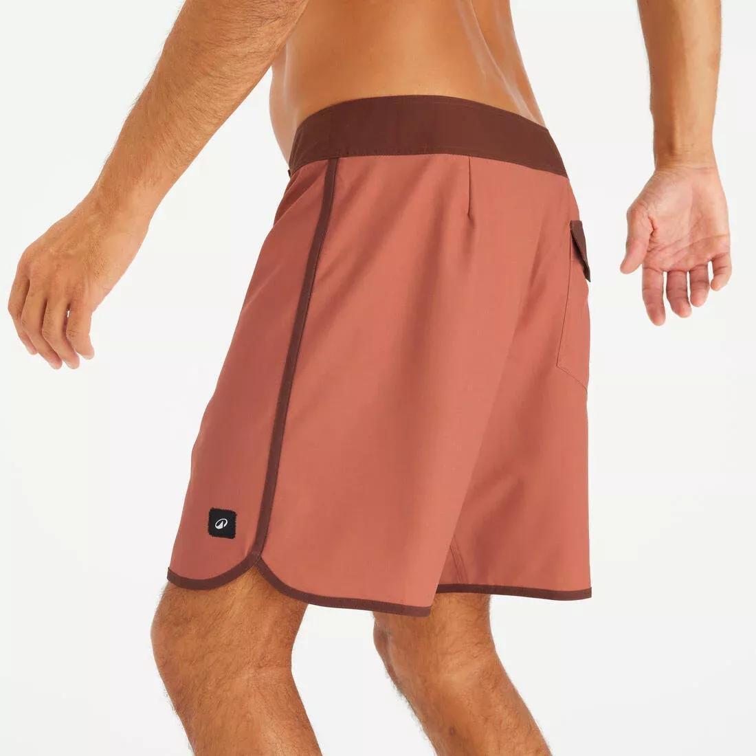 BLUE GREY Men's Boardshorts Surf 500 18'' Long, No Color, large image number 5