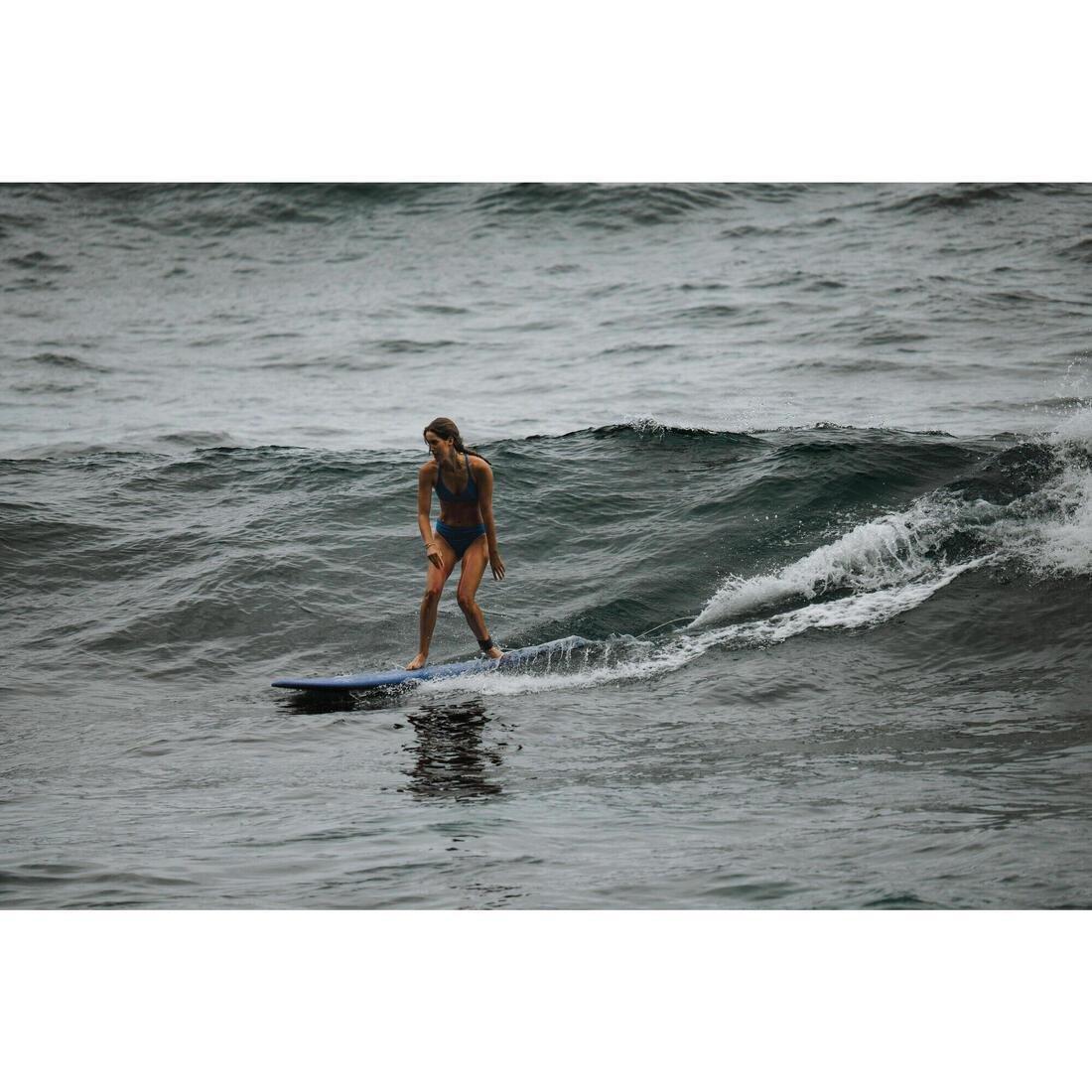 Women Textured Bralette Bikini Top - Bea, Blue, No Color, large image number 9