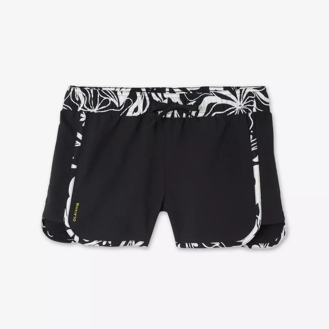 Women Swim Shorts - Tini Belly, Black, No Color, large image number 7