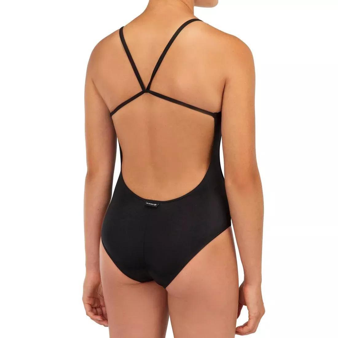GREEN Girl's 1-piece swimsuit 100, No Color, large image number 2