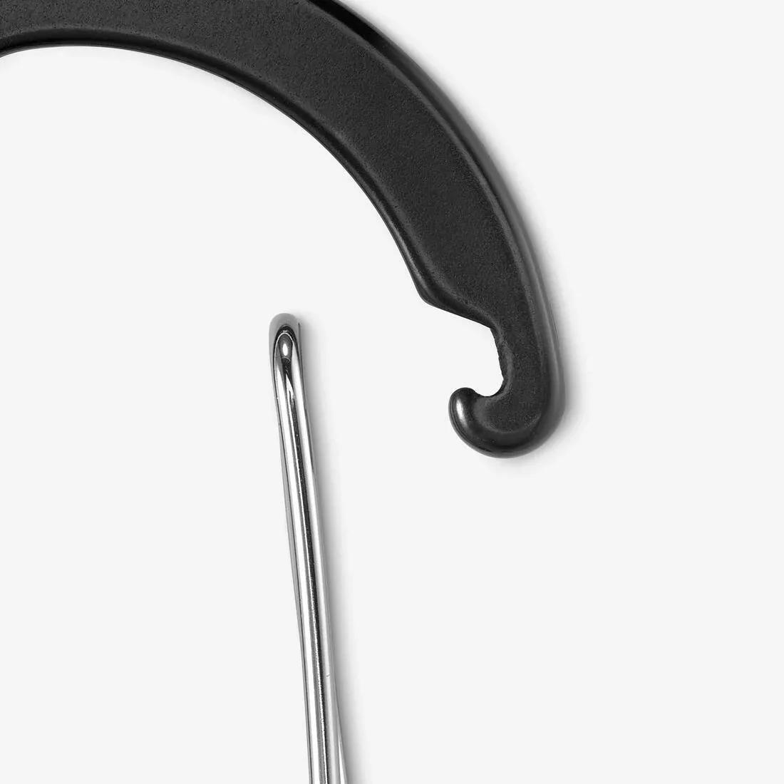 Carabiner Keyring, Black, No Color, large image number 2