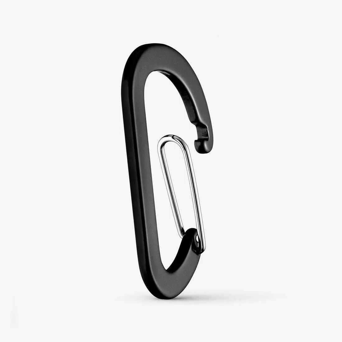 Carabiner Keyring, Black, No Color, large image number 3