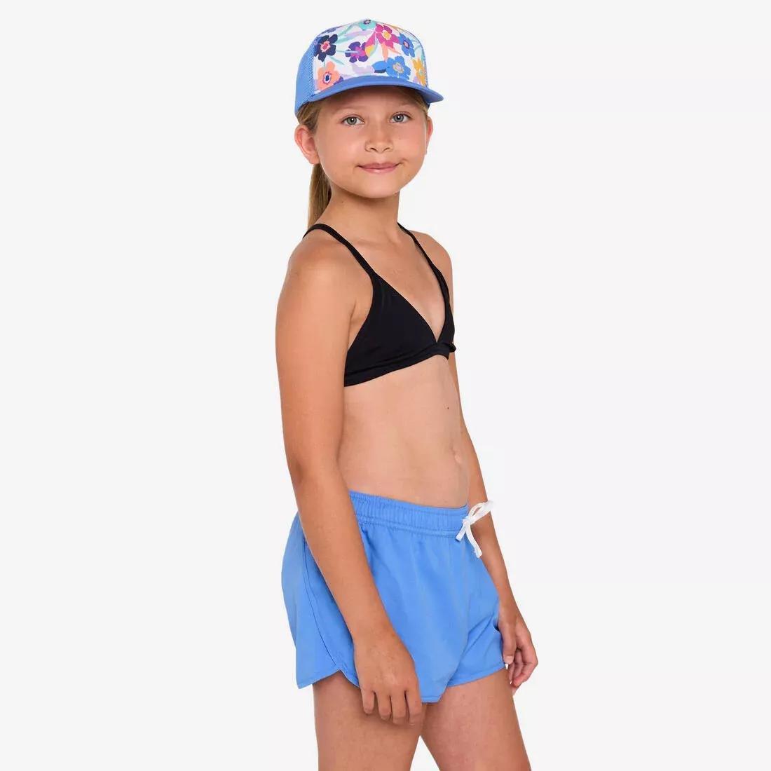 Kids Girls Surfing Swim Shorts, Purple, 5401_000, large image number 8