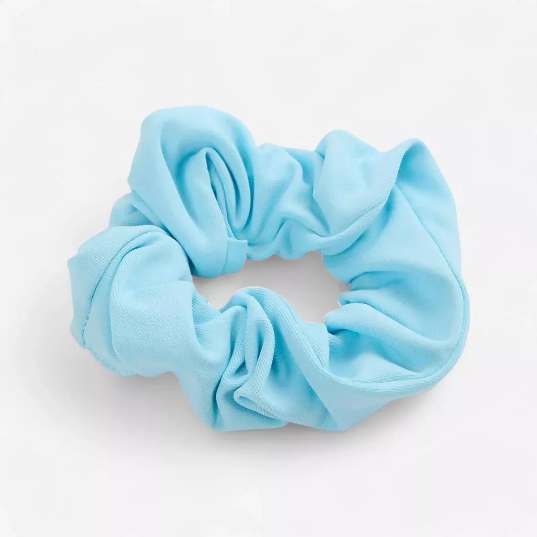 ARCTIC BLUE Girls' Swimming Hair Scrunchie - Coral, No Color, medium