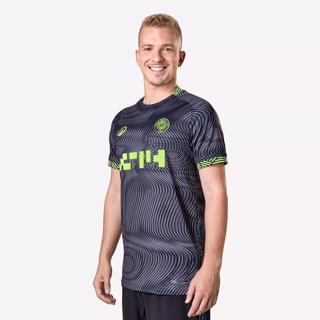 Adults Football Shirt Viralto ii - Wavy, Black, No Color, medium