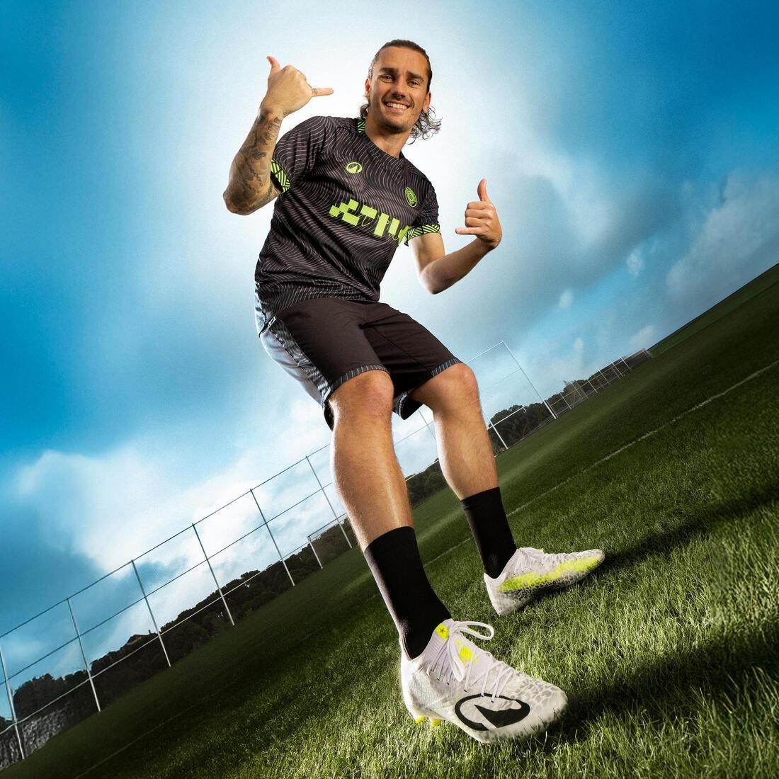 Adults Football Shirt Viralto ii - Wavy, Black, No Color, large image number 2