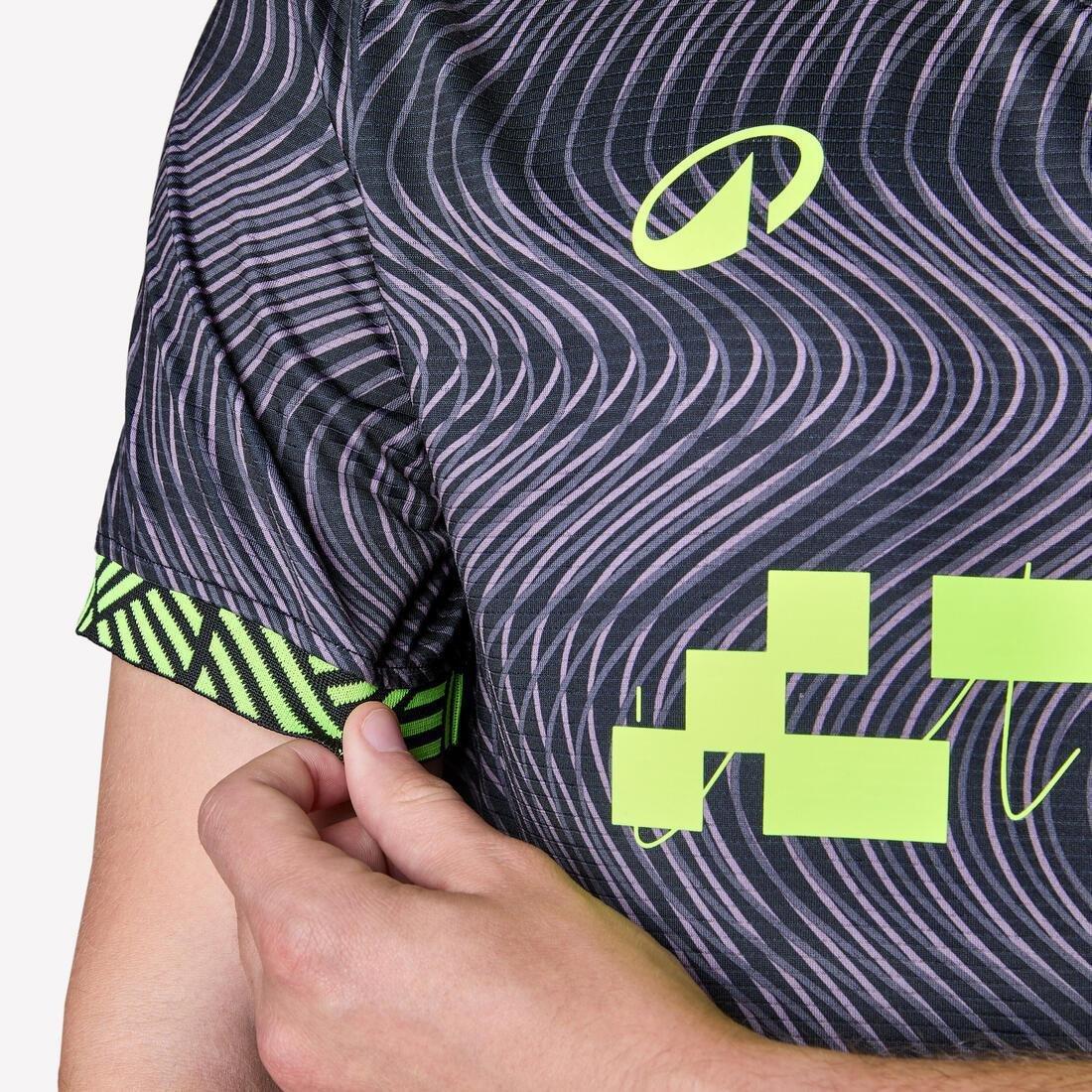 Adults Football Shirt Viralto ii - Wavy, Black, No Color, large image number 4