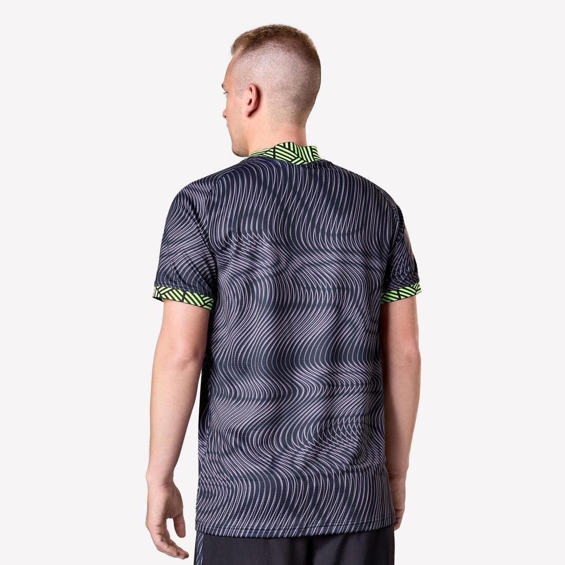 Adults Football Shirt Viralto ii - Wavy, Black, No Color, large image number 5