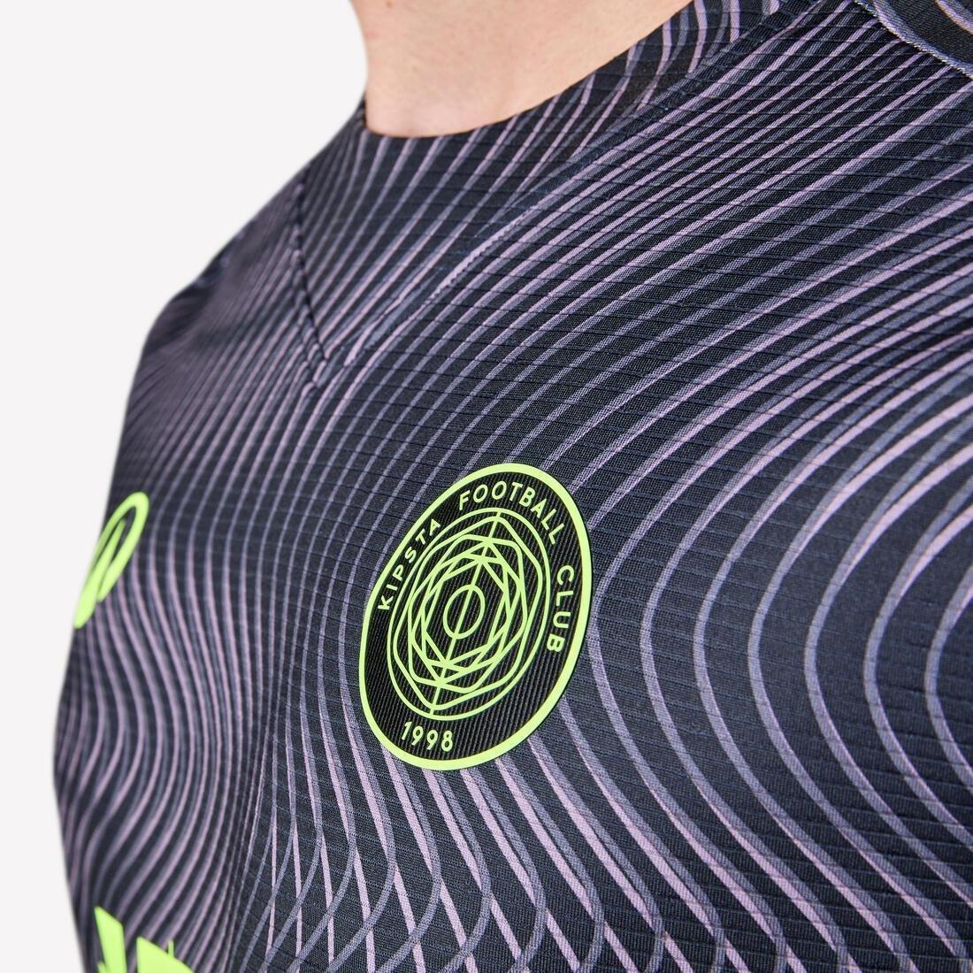 Adults Football Shirt Viralto ii - Wavy, Black, No Color, large image number 6