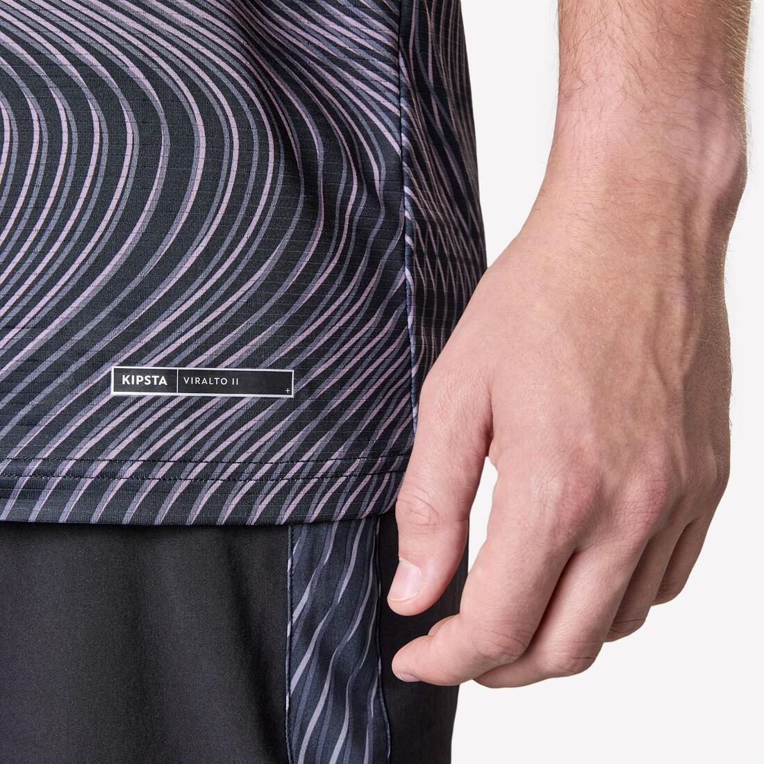 Adults Football Shirt Viralto ii - Wavy, Black, No Color, large image number 7