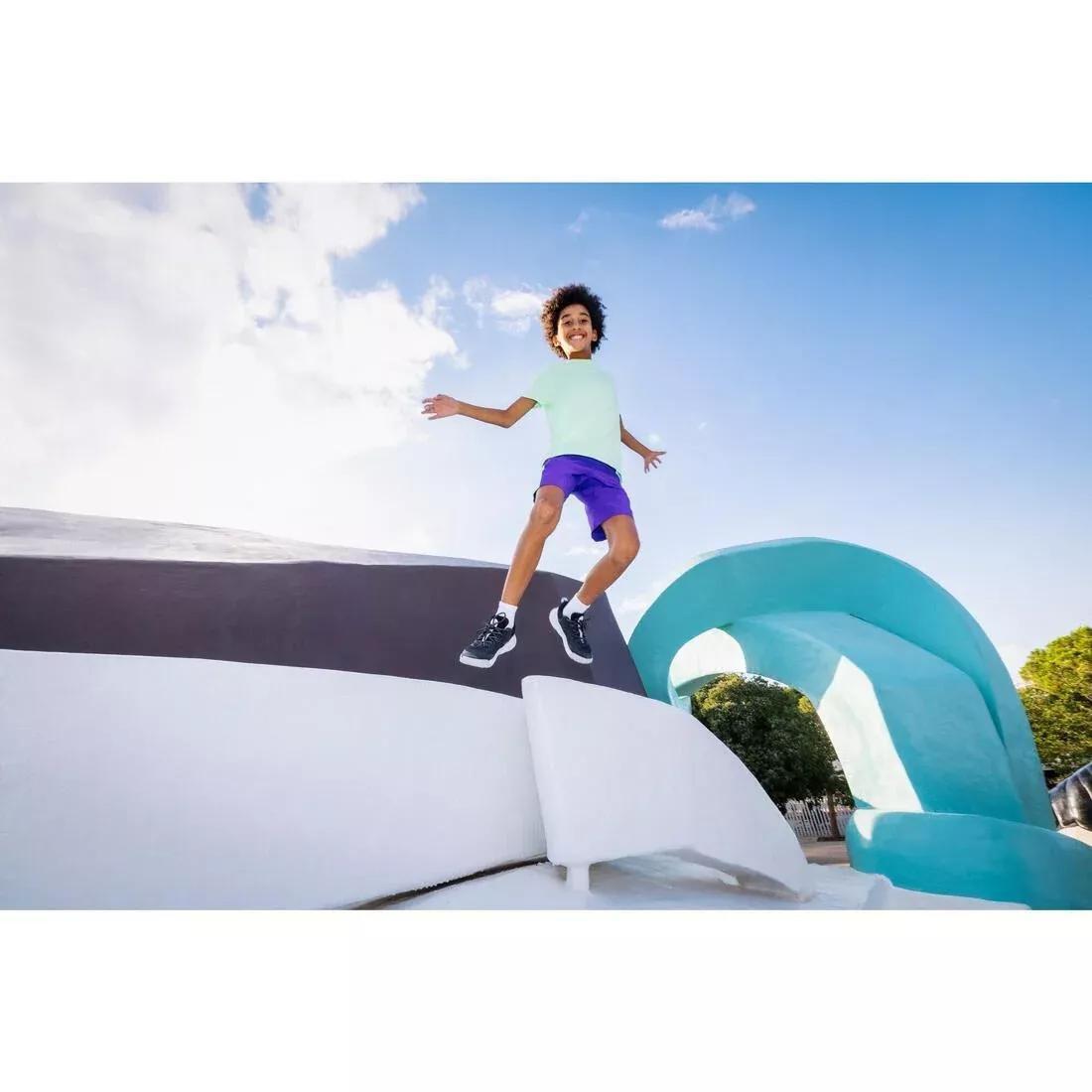 Kids' Unisex Multisport Breathable T-Shirt, Green, 5401_000, large image number 7