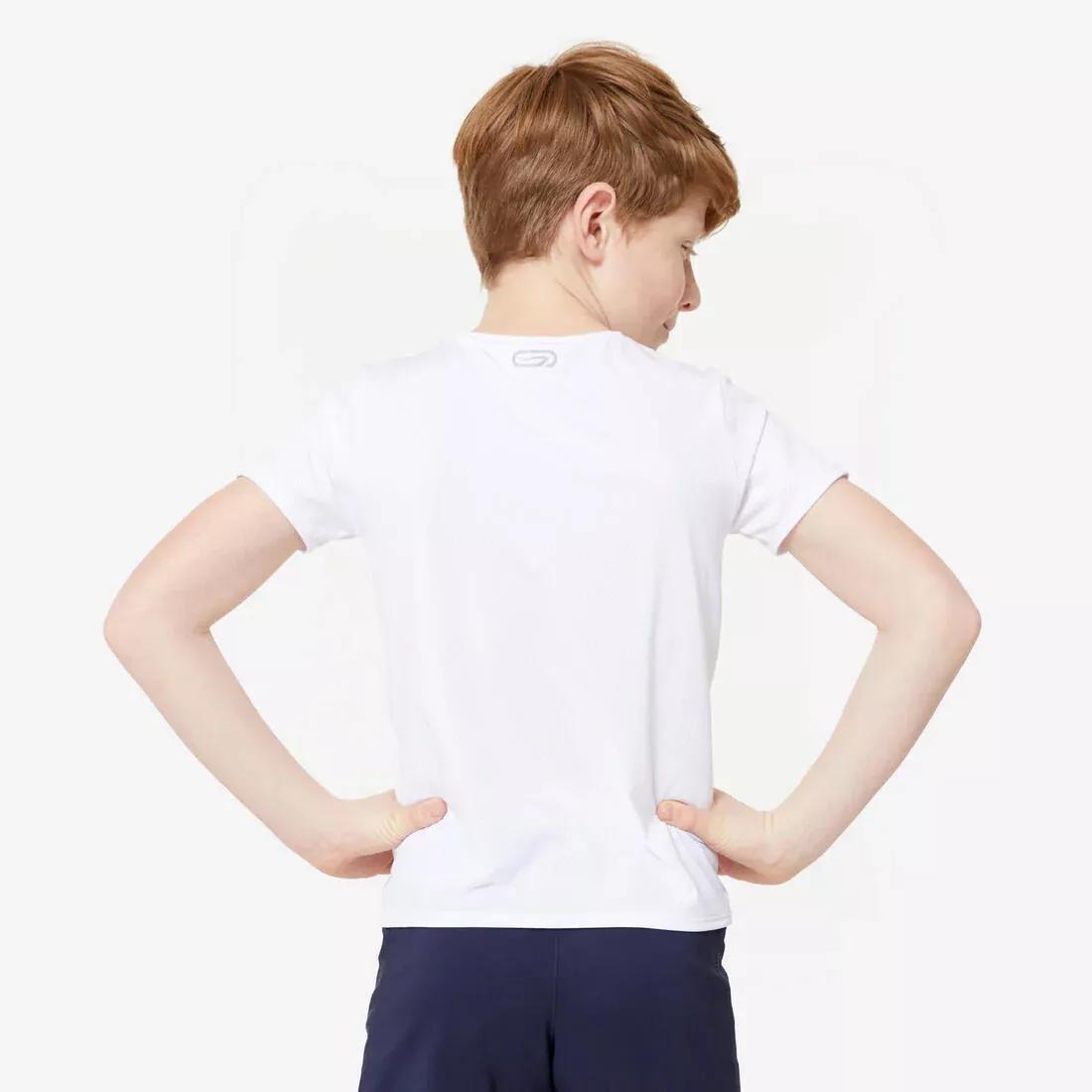 Kids' Unisex Multisport Breathable T-Shirt, Green, 5401_000, large image number 13