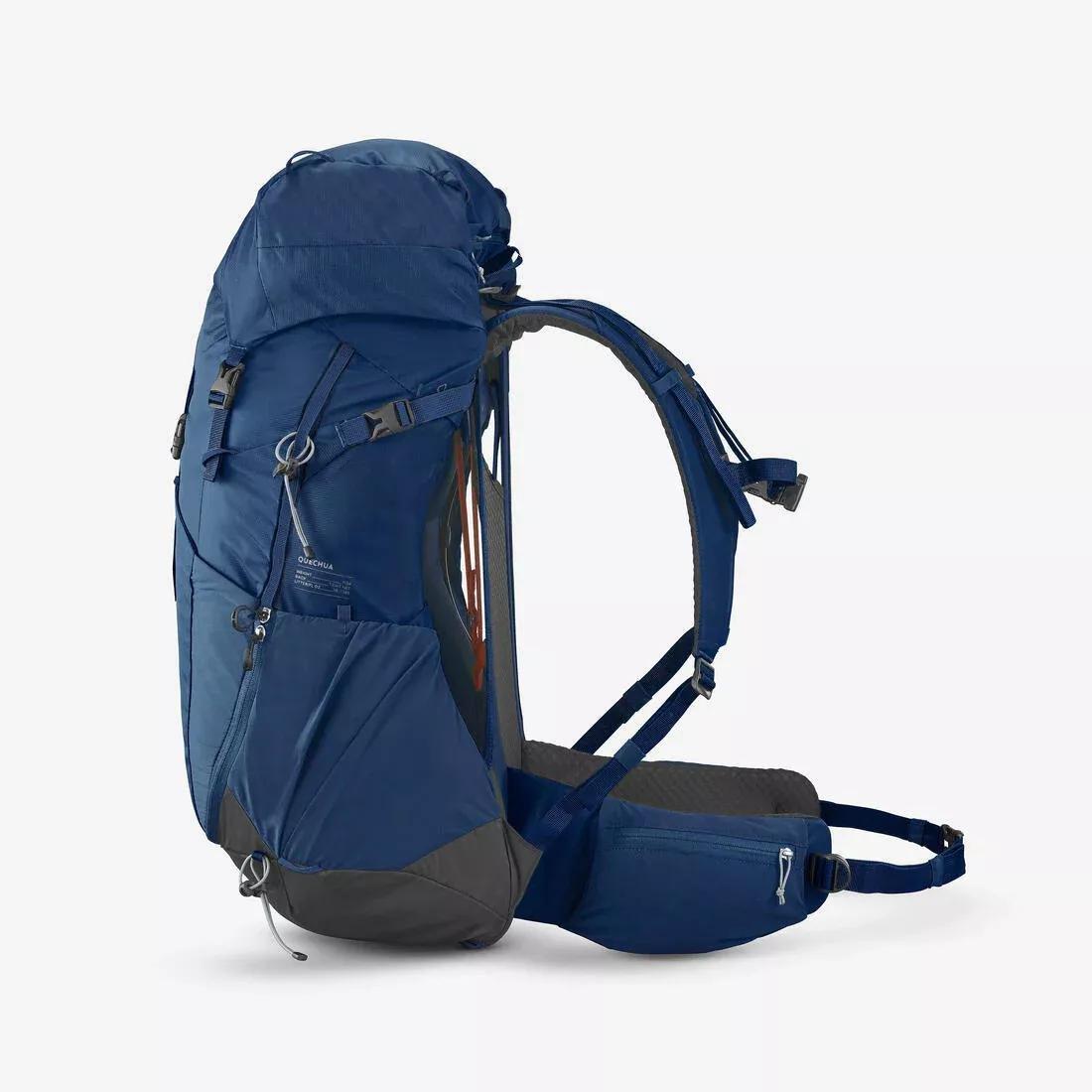 38 L Hiking Backpack - MH500, Blue, No Color, large image number 12