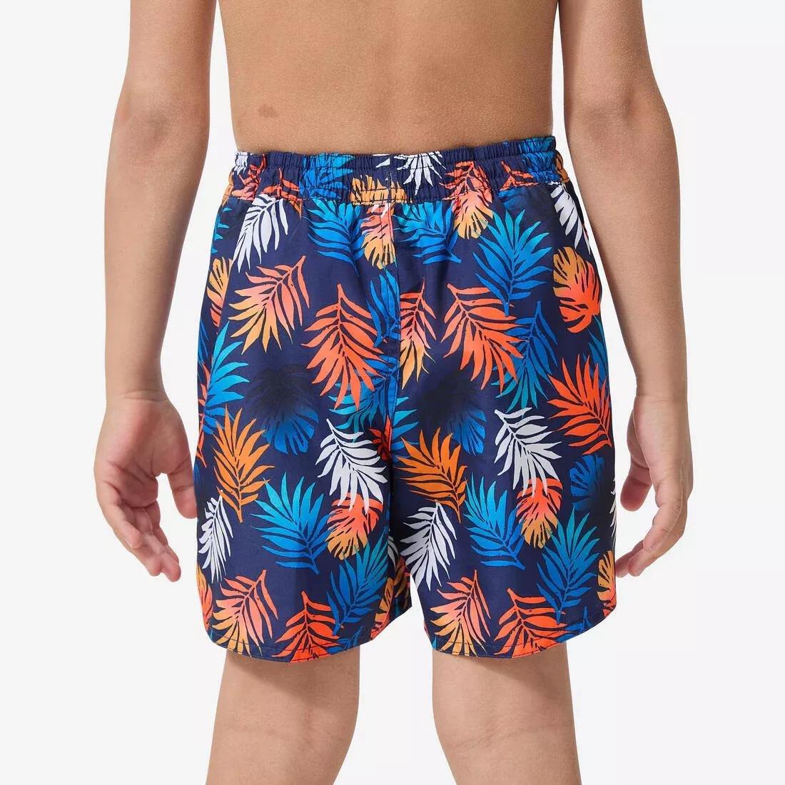 Boys Swim Shorts - 100 Banana, Blue, 5401_000, large image number 1