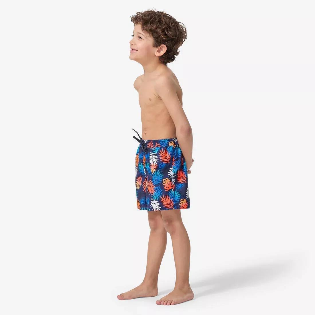 Boys Swim Shorts - 100 Banana, Blue, 5401_000, large image number 3