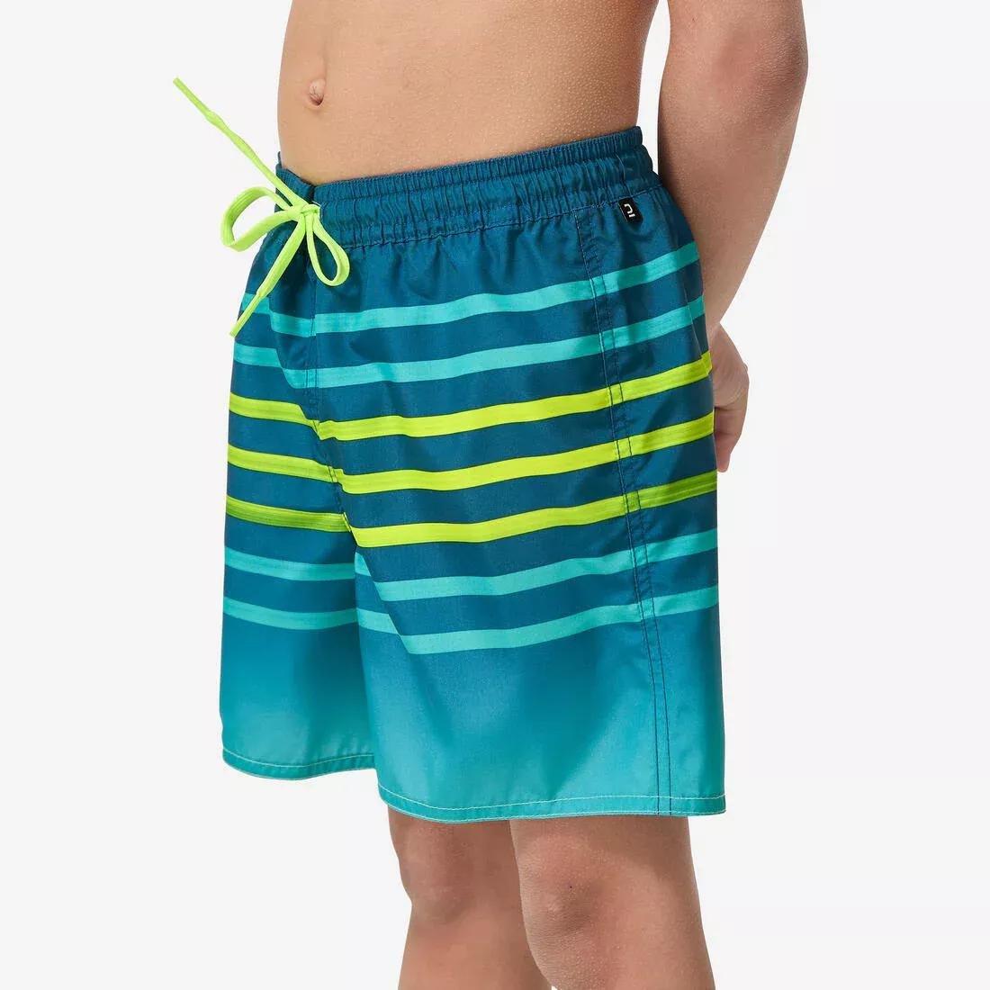 Boys Swim Shorts - 100 Banana, Blue, 5401_000, large image number 6