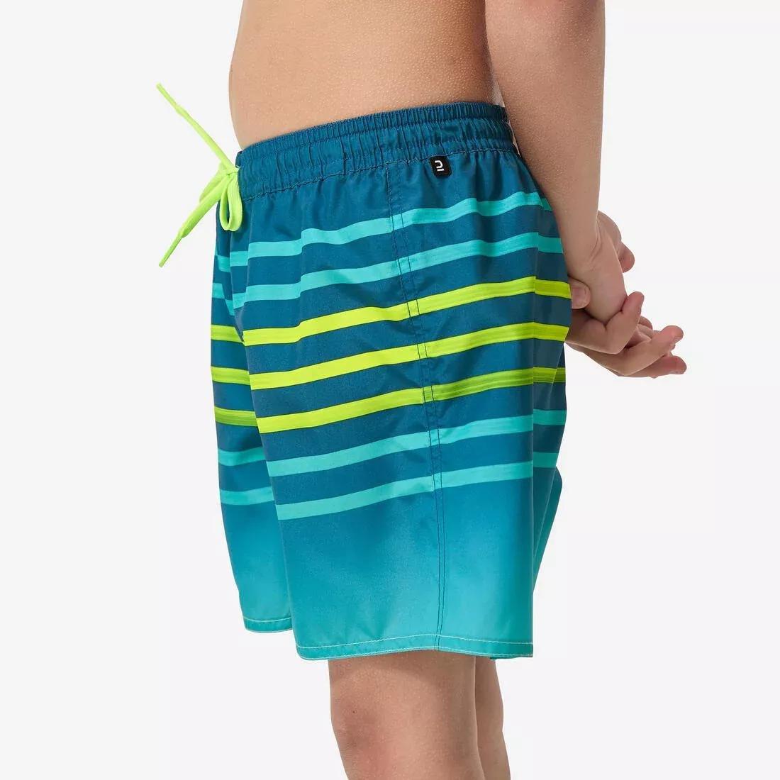 Boys Swim Shorts - 100 Banana, Blue, 5401_000, large image number 8