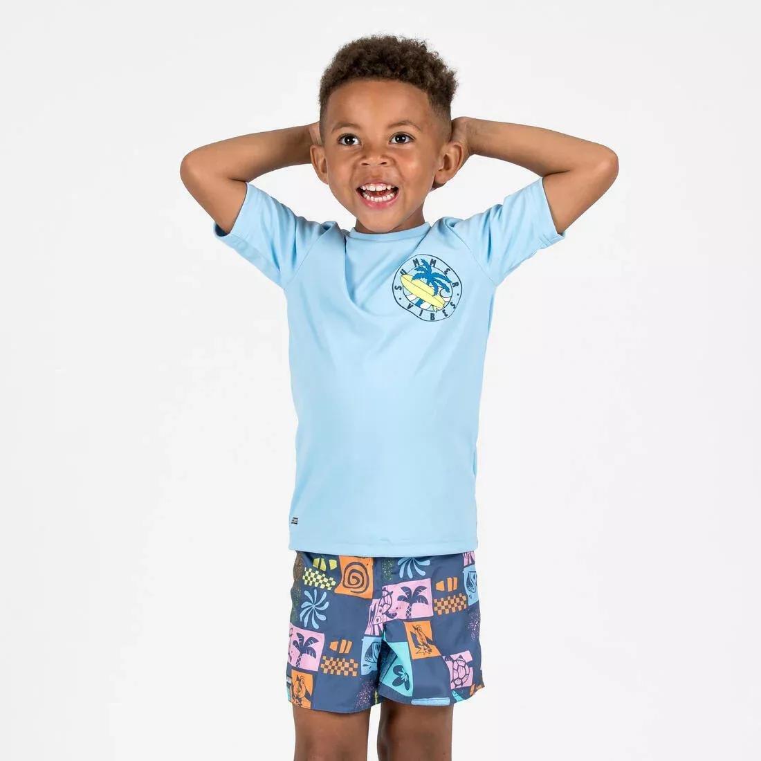 Boys Swim Shorts - 100 Banana, Blue, 5401_000, large image number 10
