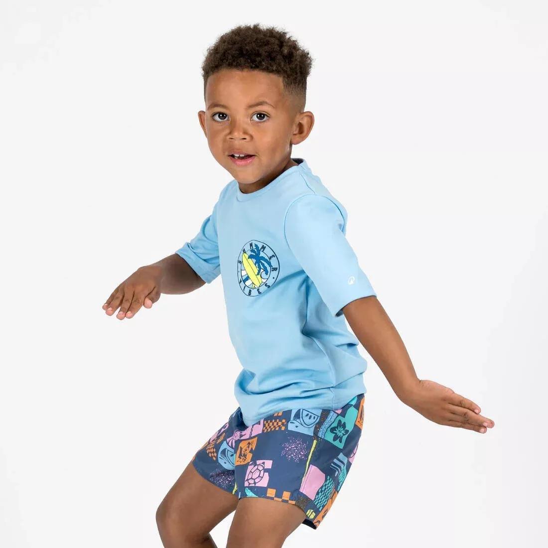 Boys Swim Shorts - 100 Banana, Blue, 5401_000, large image number 11