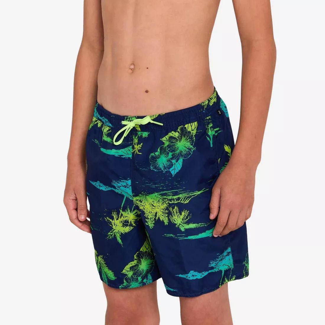 Swim Shorts - Sunset, Teal, No Color, large image number 6