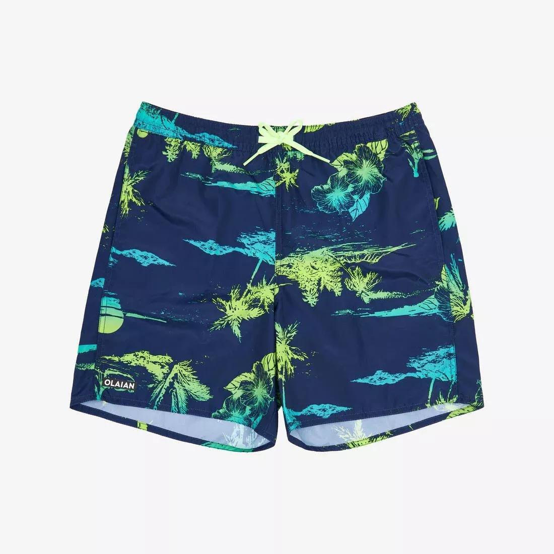 Swim Shorts - Sunset, Teal, No Color, large image number 11