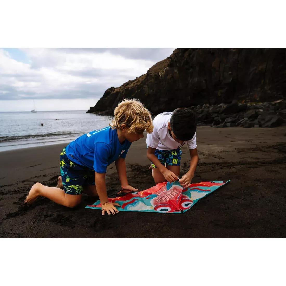 Swim Shorts - Sunset, Teal, No Color, large image number 12