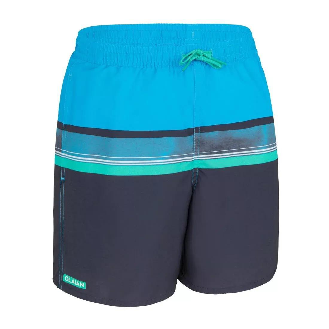 Swim Shorts - Sunset, Teal, No Color, large image number 13