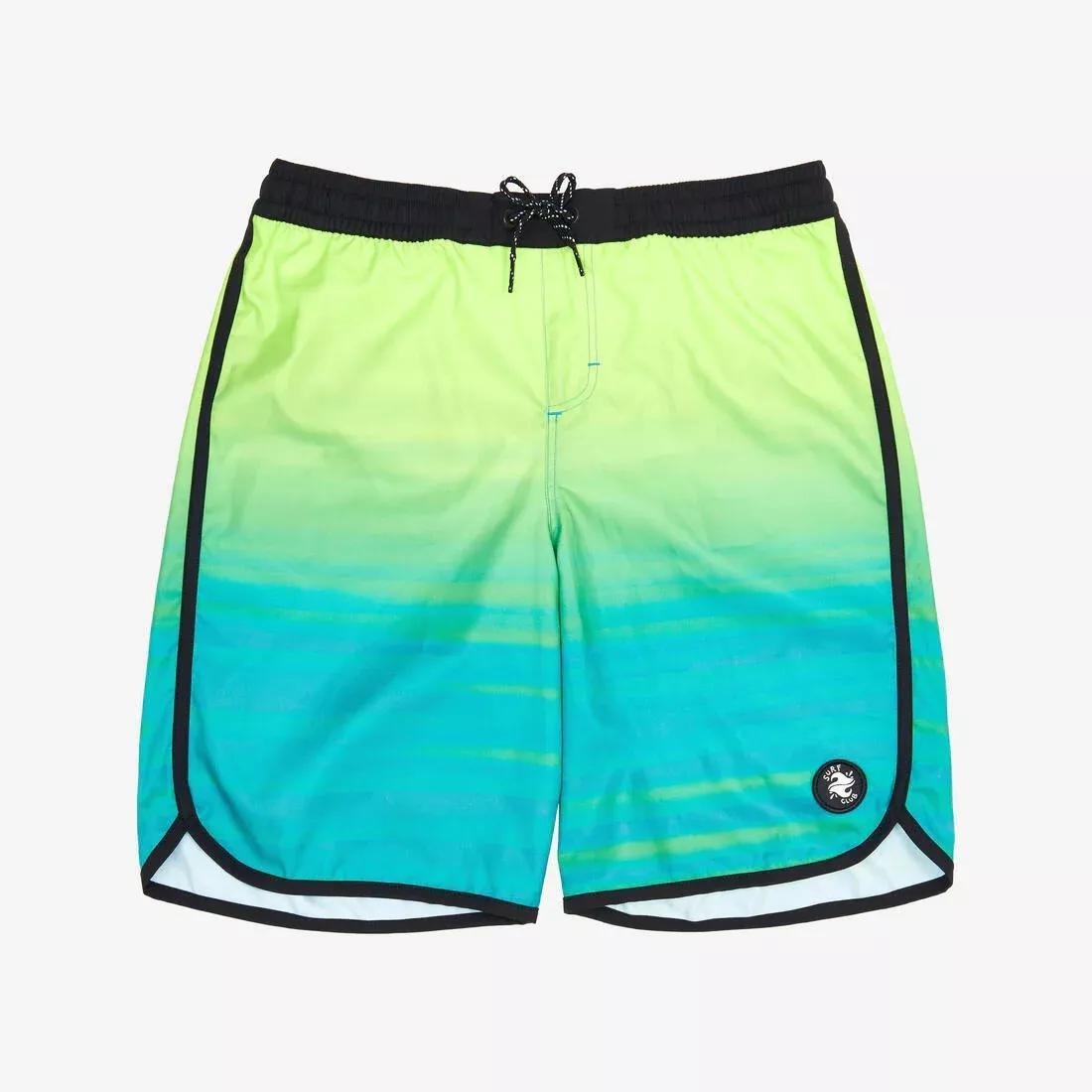 Swim Shorts - 500, Green, No Color, large image number 7