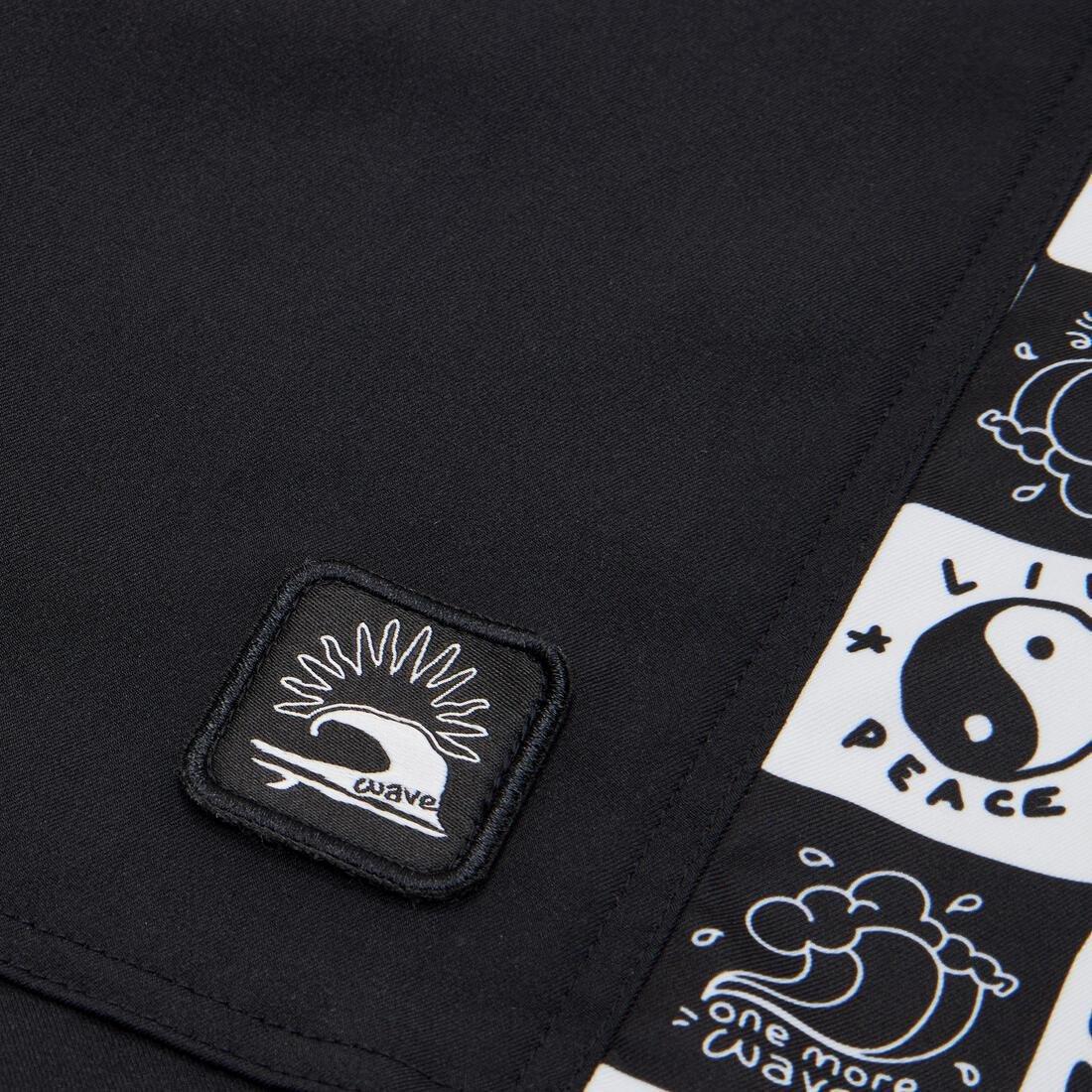 BLACK Boys' surfing boardshorts - 900 band, No Color, large image number 6