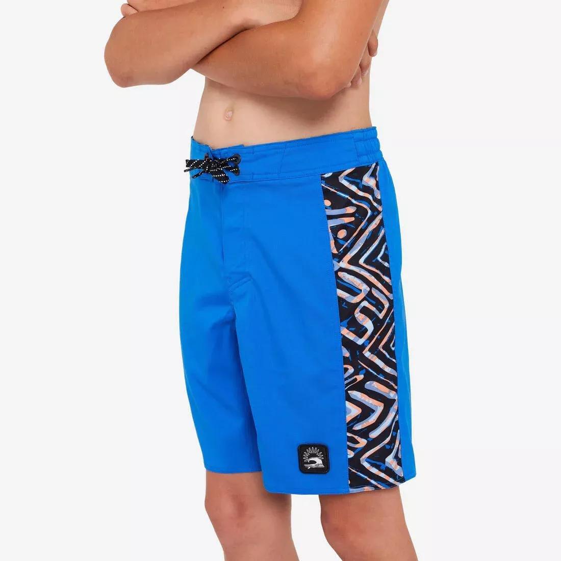 Boys' Surfing Boardshorts - 900 Band, Blue, 5401_000, large image number 7