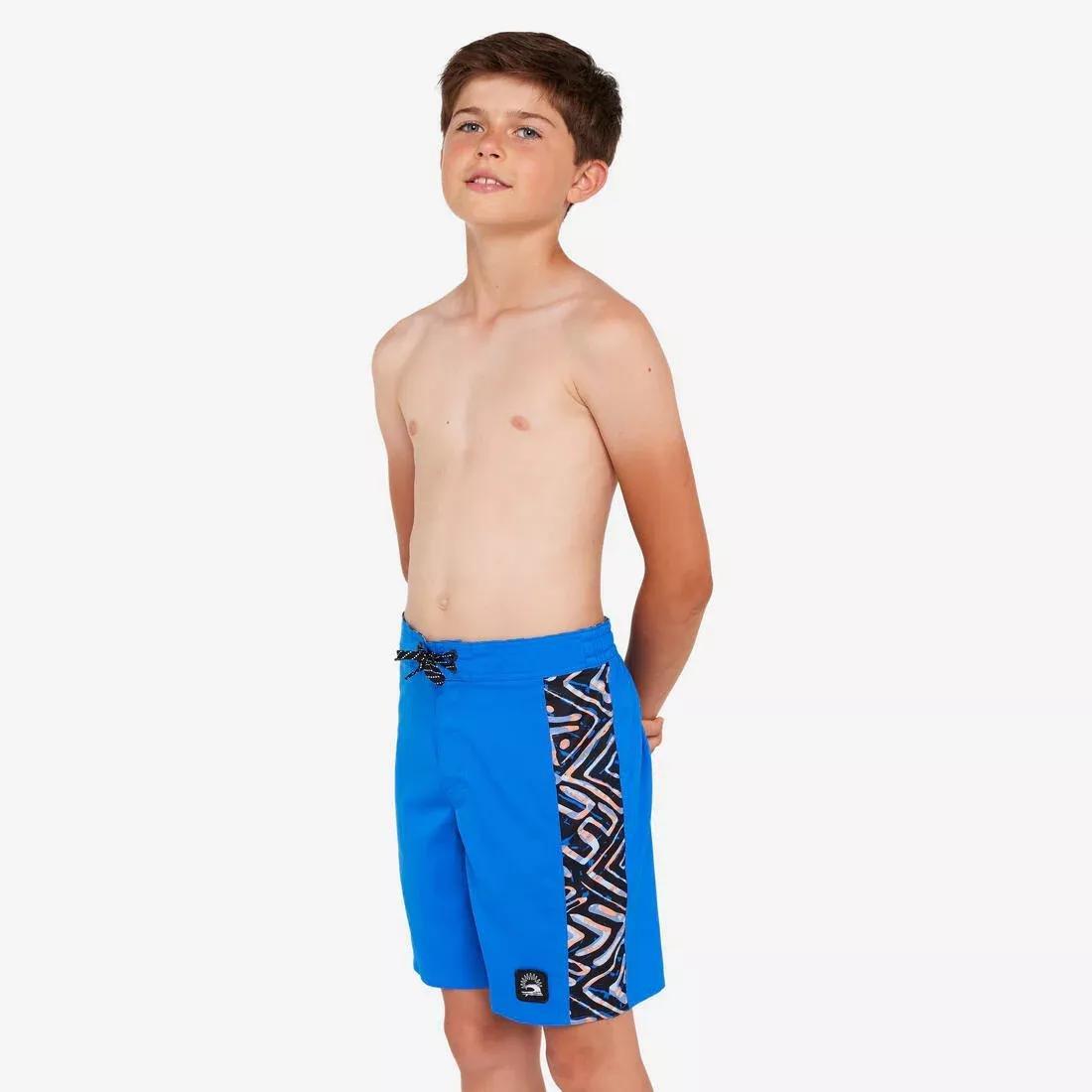 Kids Boys Surfing Boardshorts - 900 Band, Green, 5401_000, large image number 8