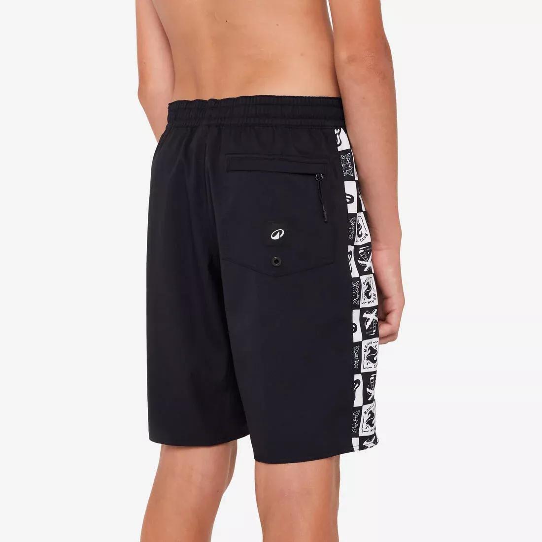 GREEN Boys' surfing boardshorts - 900 band, No Color, large image number 5
