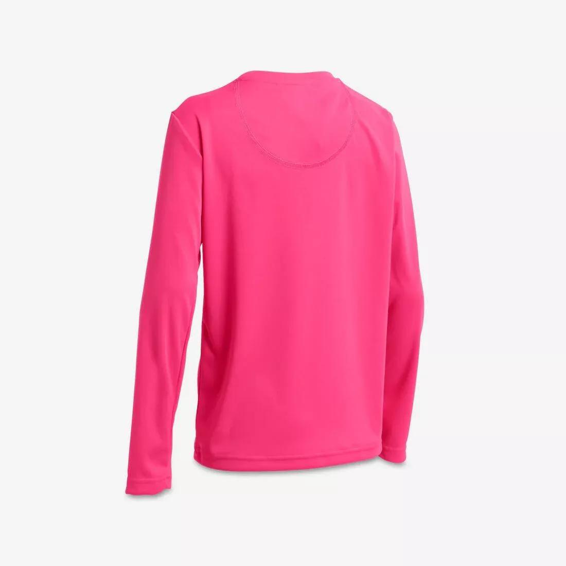 PINK kids' surfing anti-UV long-sleeved printed water T-shirt, No Color, large image number 3