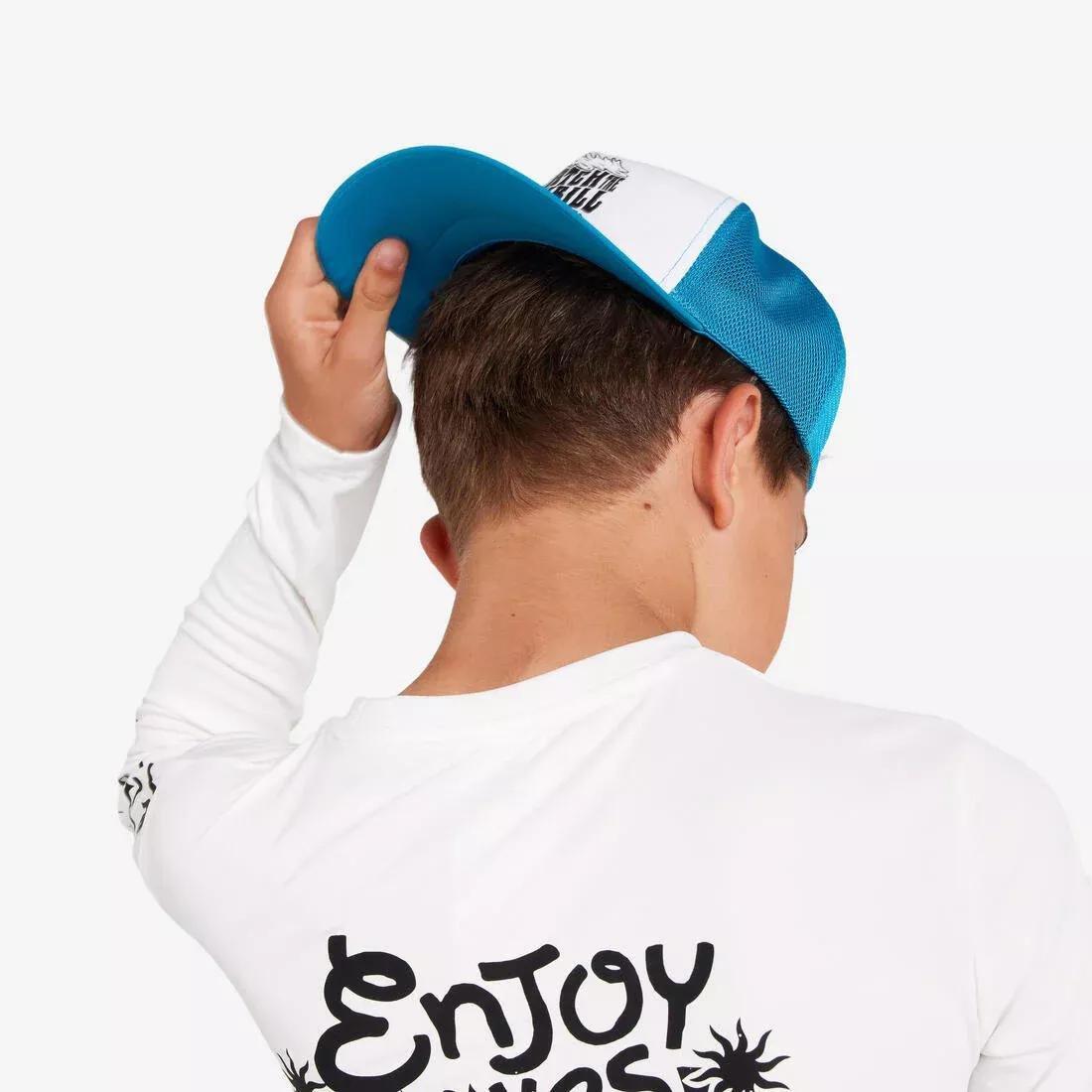 LAVENDER BLUE KID'S SURFING TRUCKER CAP, No Color, large image number 3