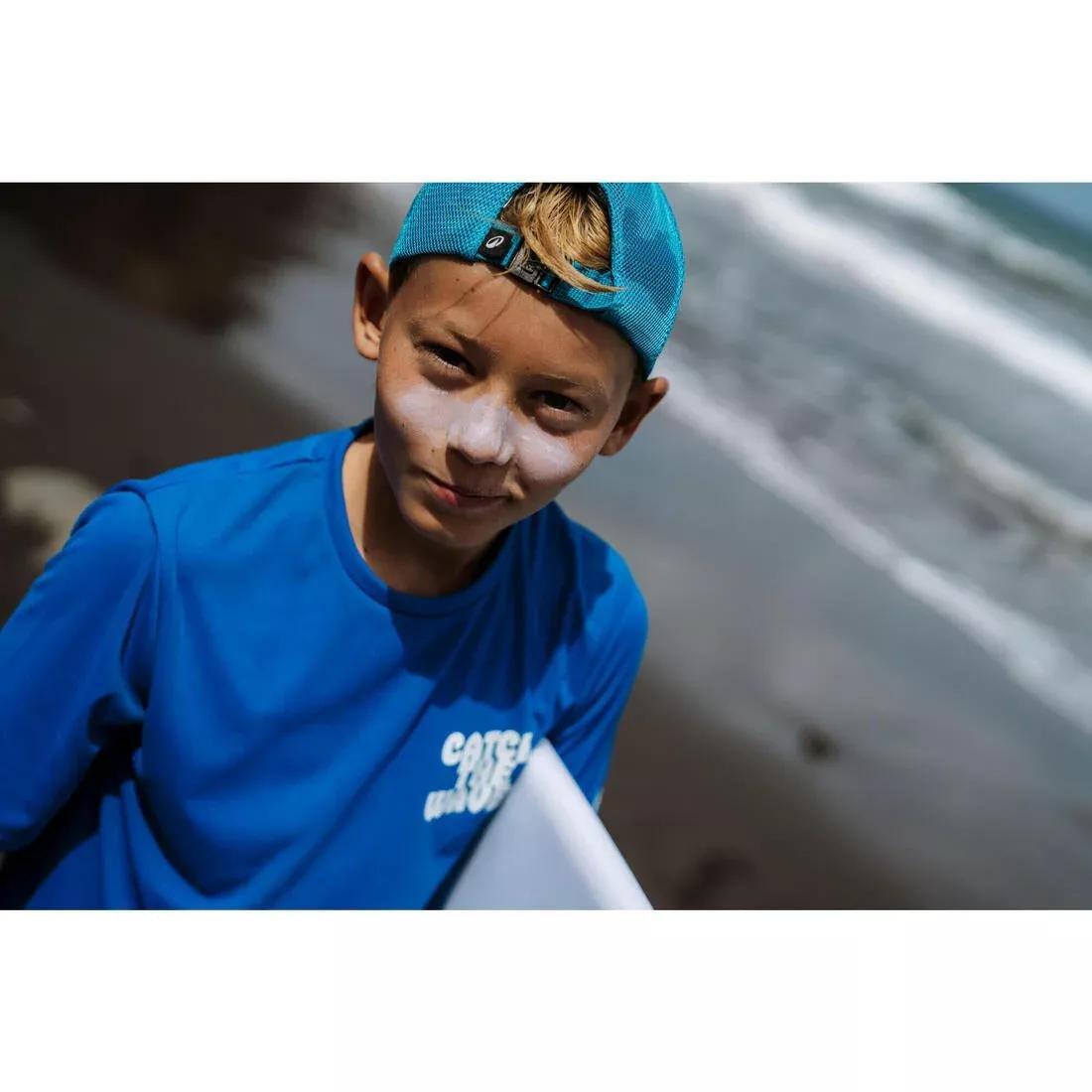 LAVENDER BLUE KID'S SURFING TRUCKER CAP, No Color, large image number 4