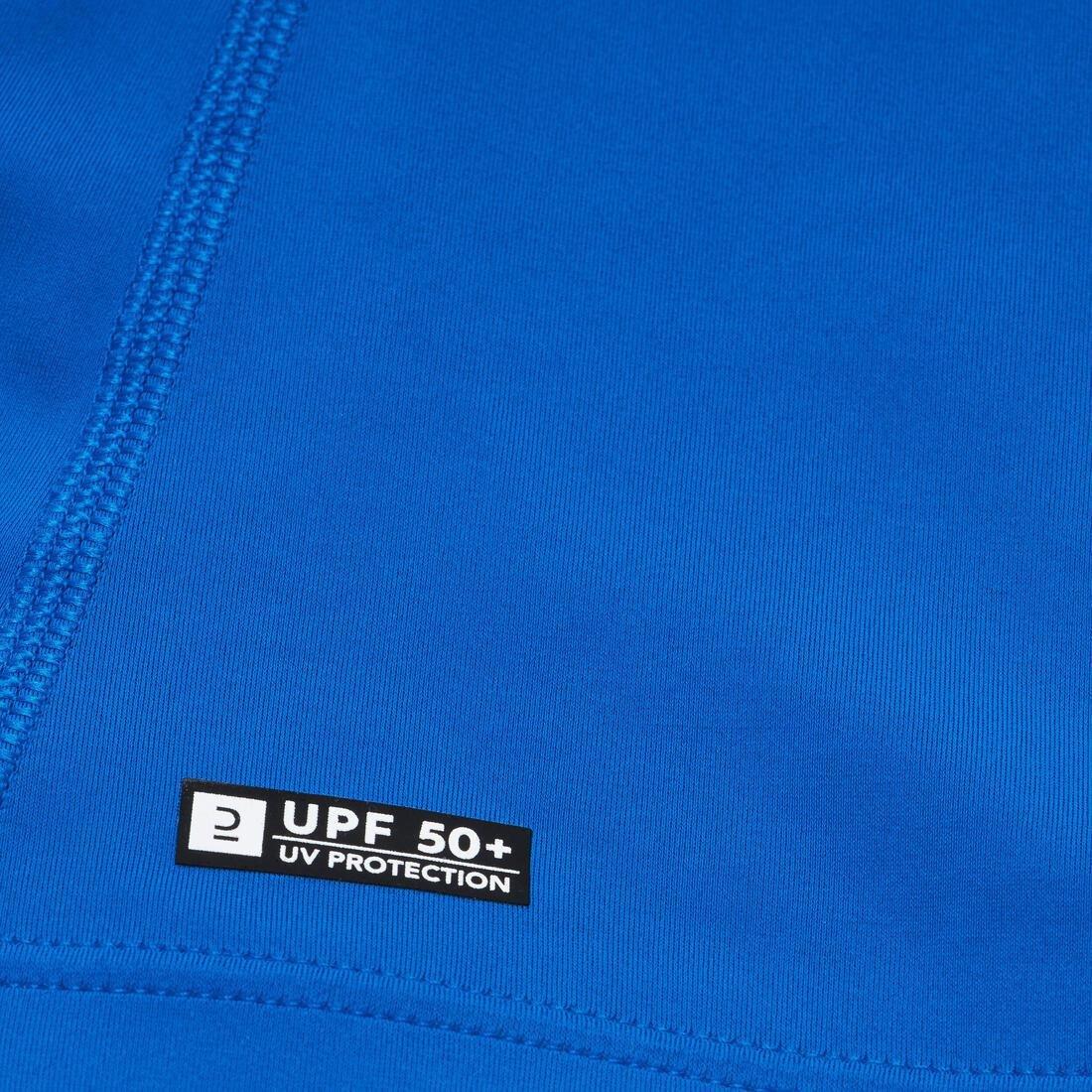 Boys Surfing Anti-UV Short-Sleeved T-Shirt - 500, Blue, No Color, large image number 5