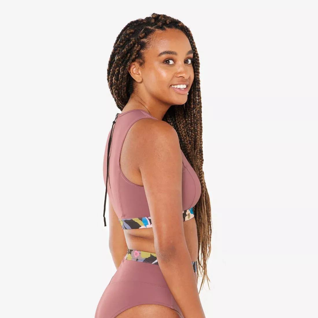 Women bralette swimsuit top - Carla, Purple, No Color, large image number 2