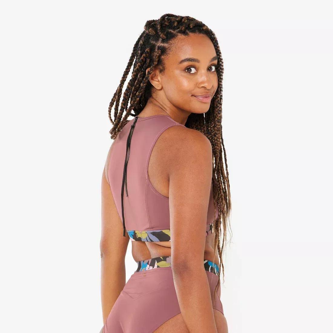 Women bralette swimsuit top - Carla, Purple, No Color, large image number 3