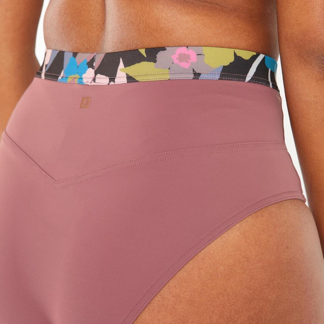 Women high waist surf bikini bottoms - Rosa, Purple, No Color, large image number 4