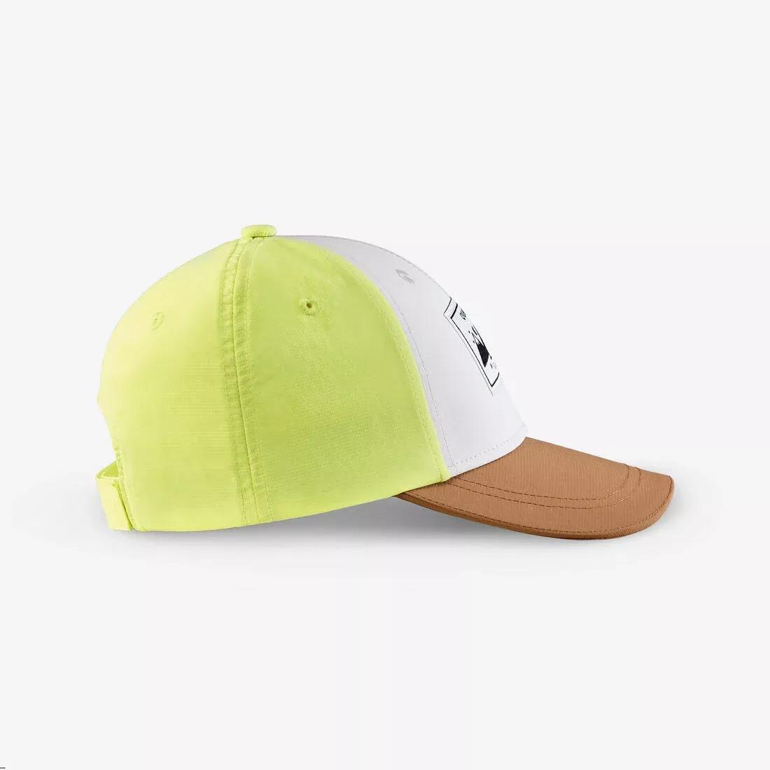 Kids Unisex Hiking Cap - MH100, Beige, No Color, large image number 3