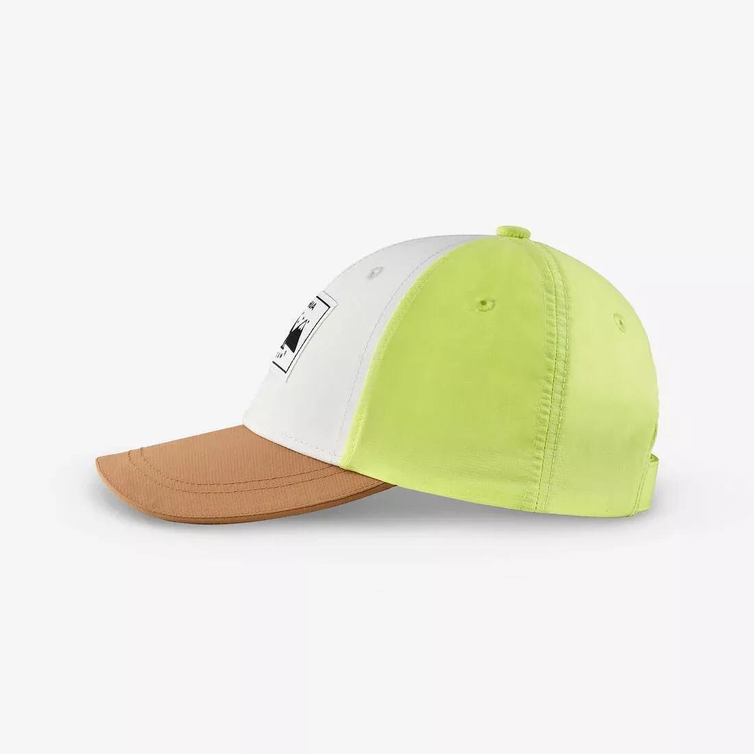 Kids Unisex Hiking Cap - MH100, Beige, No Color, large image number 6